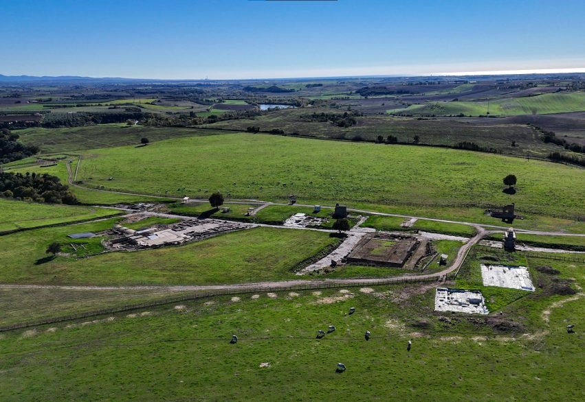 Panoramic view of the ancient city